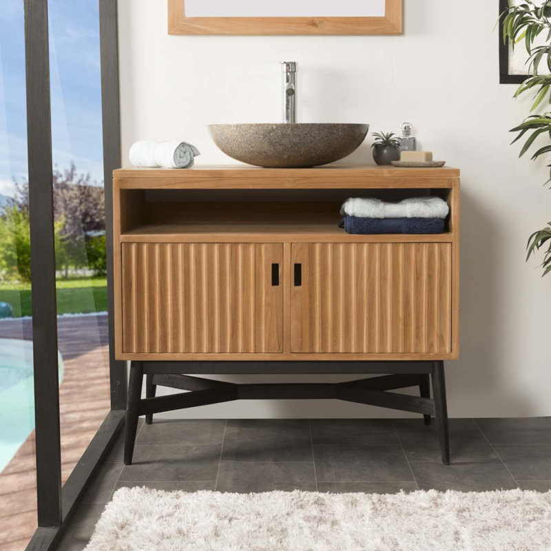 Corrigan Studio Culpepper 900mm Freestanding Single Vanity Unit